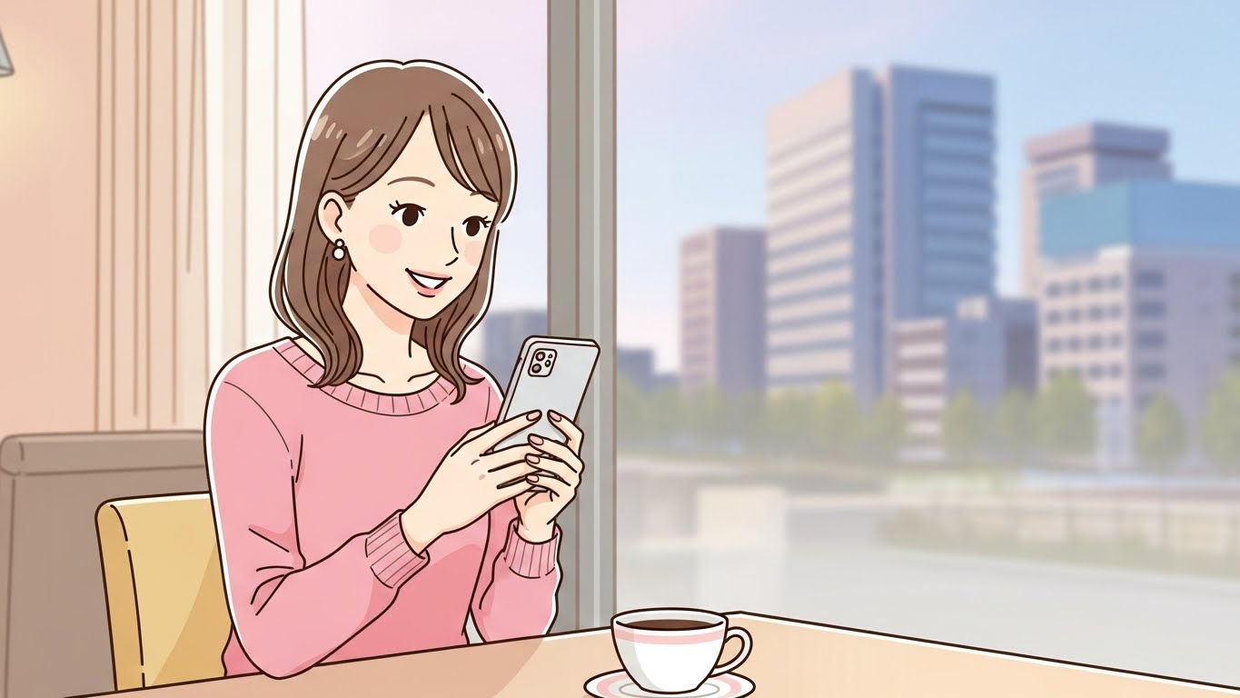 長崎で出会いを探す女性のイメージ
